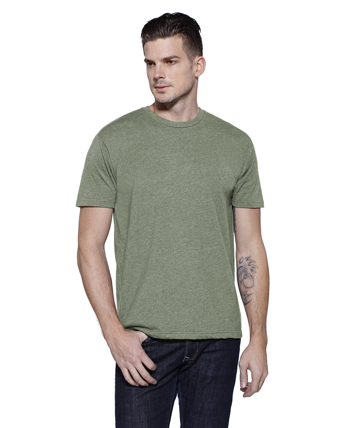 Men's CVC Crew Neck T-shirt