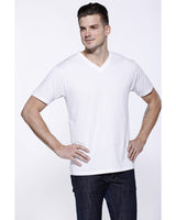 Men's CVC V-Neck T-Shirt