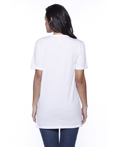 Unisex CVC Long Body T-Shirt