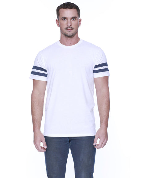 Men's CVC Stripe Varsity T-Shirt