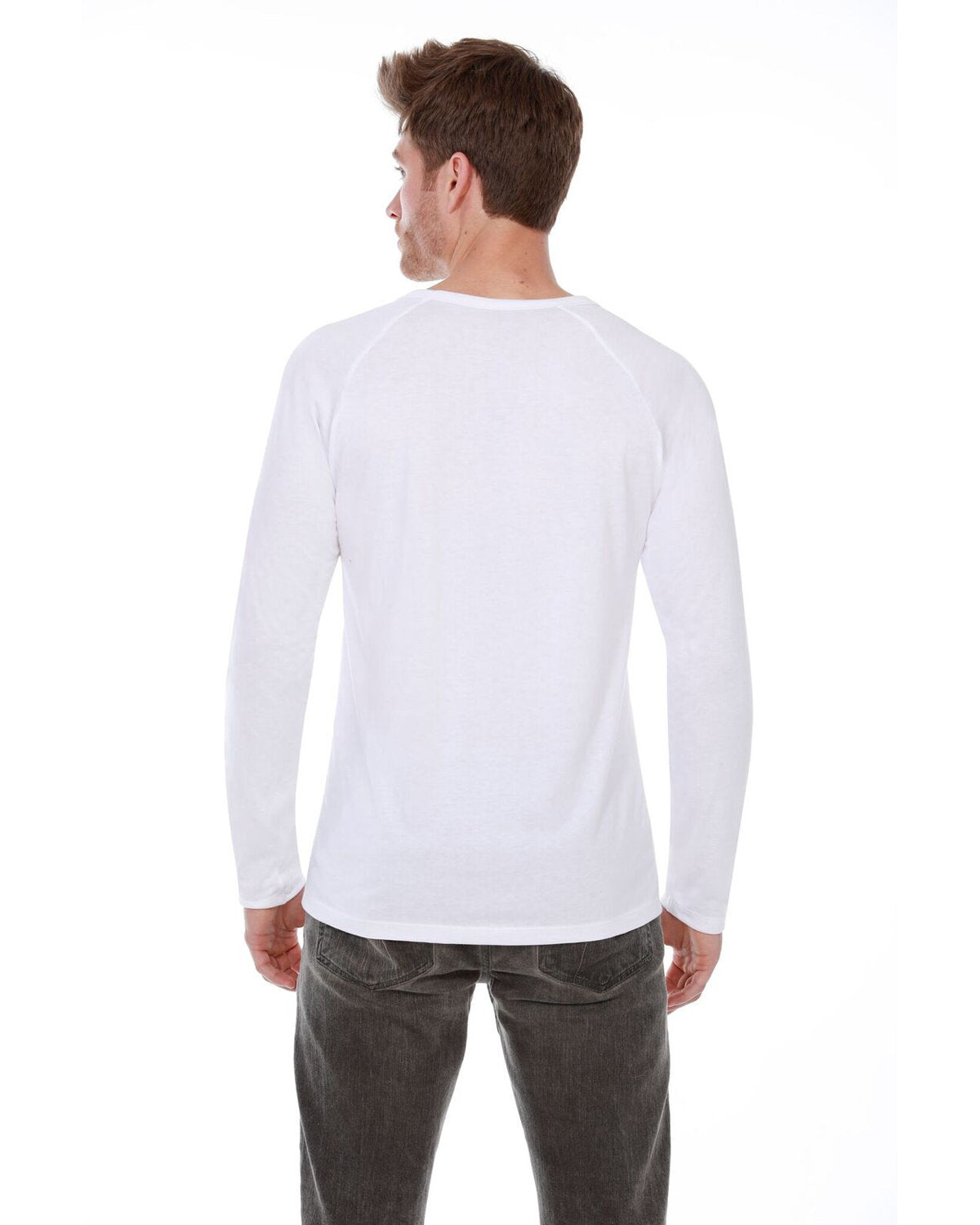 Men's CVC Long-Sleeve Raglan