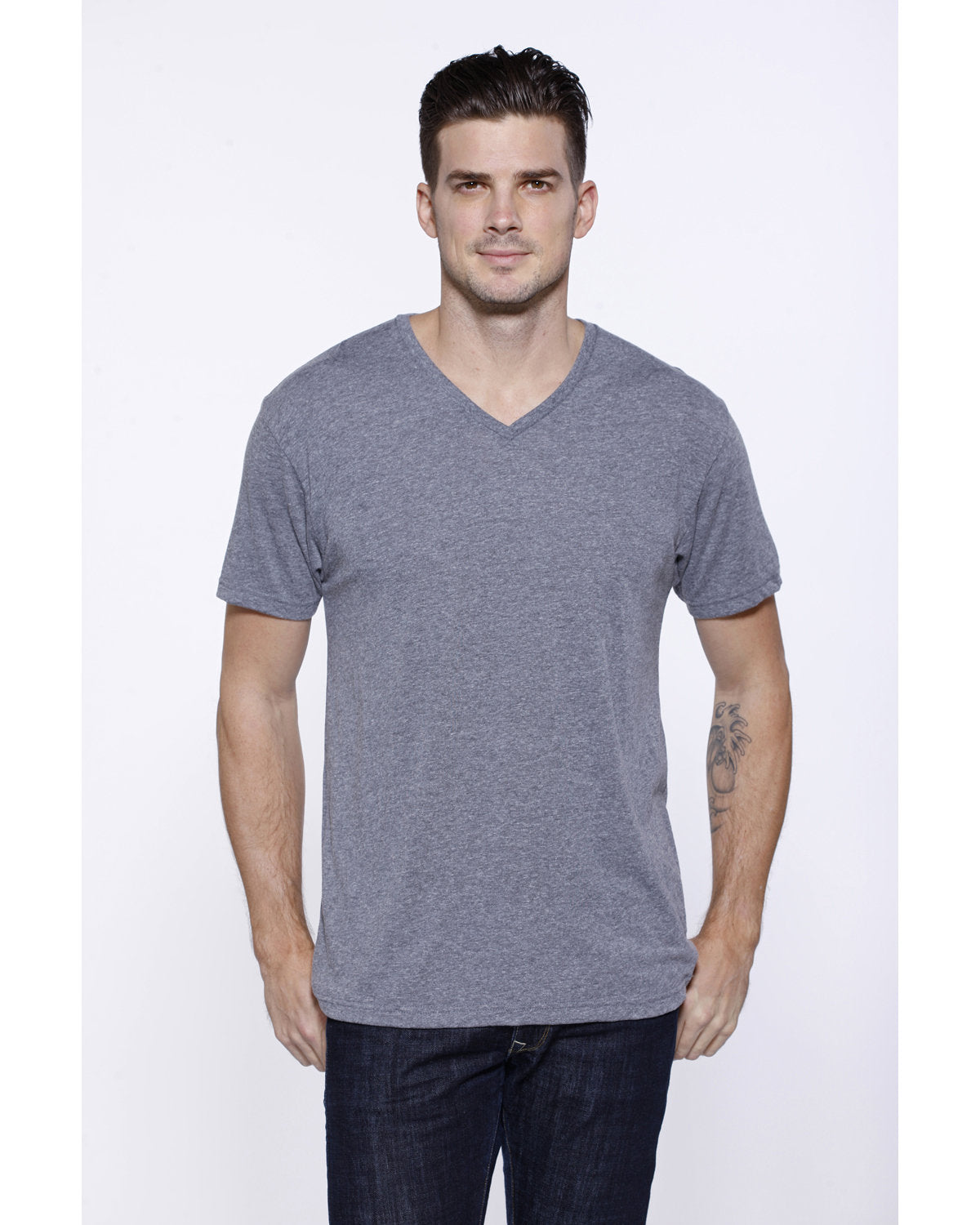Men's Triblend V-Neck T-Shirt