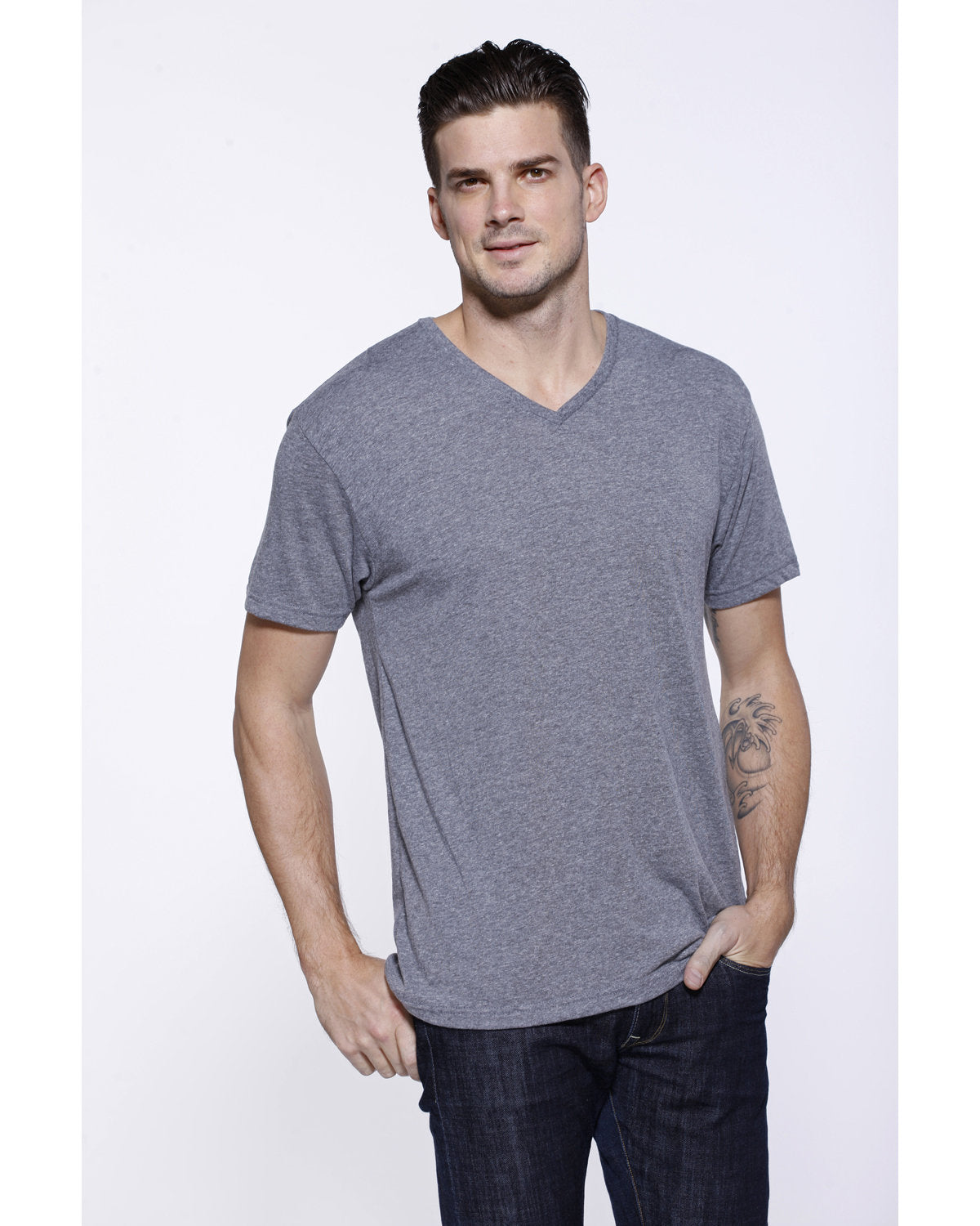 Men's Triblend V-Neck T-Shirt