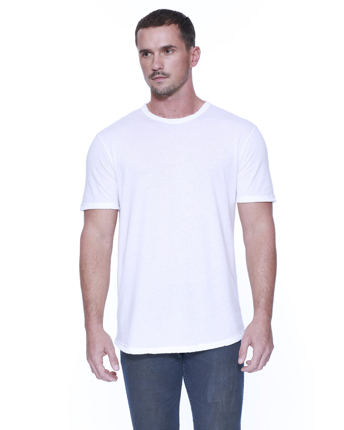 Men's Cotton/Modal Twisted T-Shirt