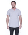 Men's Cotton/Modal Slit V-Neck