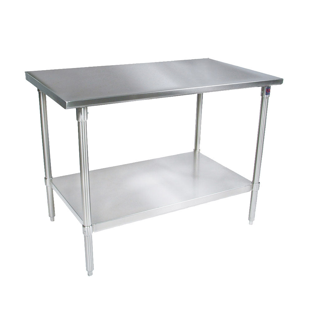 Stainless Steel Work Table, 108" x 48"