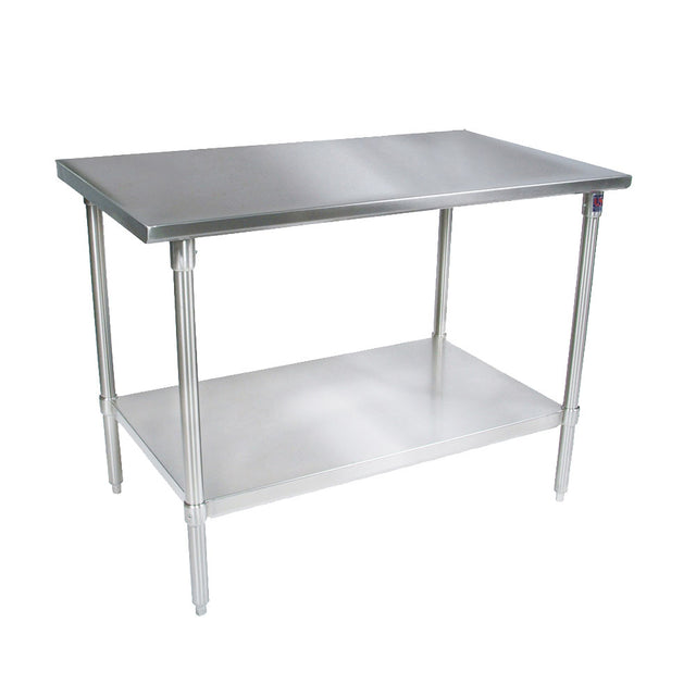 Stainless Steel Work Table, 108" x 48"