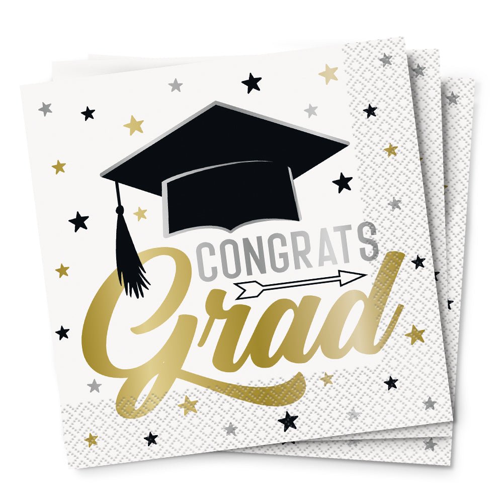 Graduation Luncheon Napkins 16 Pack