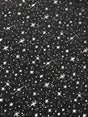 Pink/Silver Stars Polyester Organza Fabric - Metallic Silver Foil Star Print, Pink/Silver, 58/60" Width