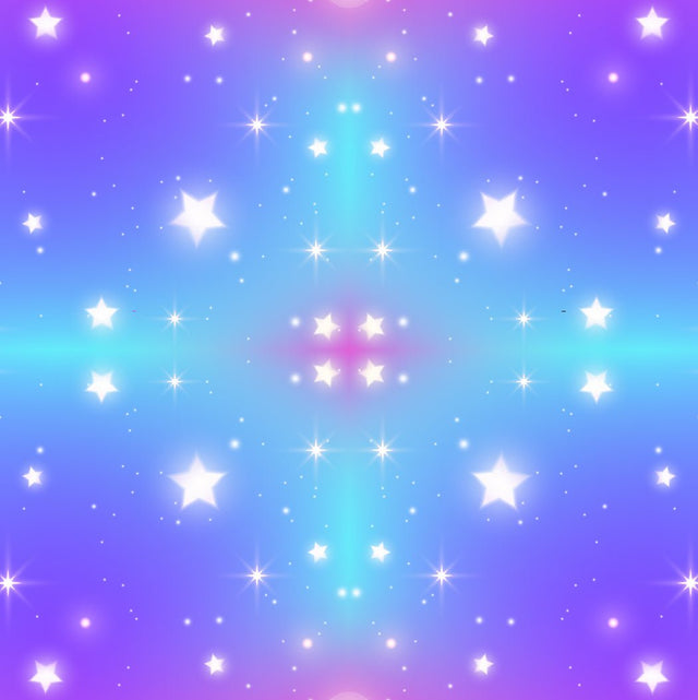 Star Sky Design Printed Spandex