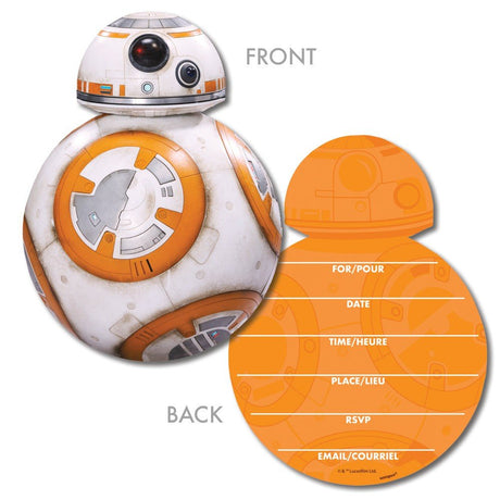 Star Wars Invitations 8 Pack