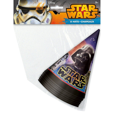 Star Wars Party Hats 8 Pack
