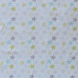 Cotton Lycra Jersey Knit Starlight Starbright Stars 30" Remnant