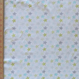 Cotton Lycra Jersey Knit Starlight Starbright Stars 30" Remnant