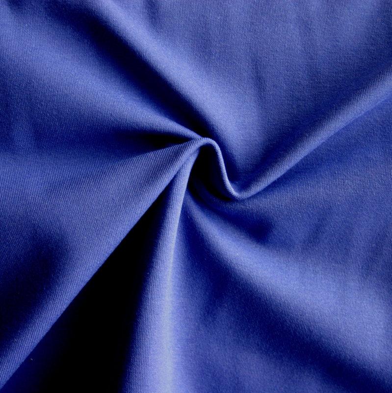 Cotton Lycra Jersey Knit Fabric - Starry Night Blue