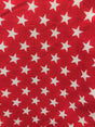 White Stars/Red Poly Cotton Fabric - Red Stars, 59/60" Width (1 Yard)