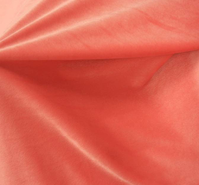 Steam Velour Elmo Red Polyester Fabric - Red, 58/60" Width