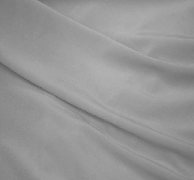 Steam Velour Polyester Fabric - Light Silver, Plush Velour, 58/60" Width