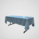 Mantel rectangular de poliéster 60x144 pulgadas – mantel duradero y reutilizable para bodas, fiestas, banquetes y eventos  