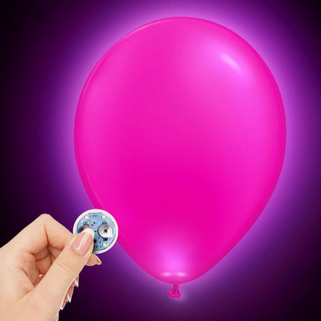 LED Party Decoration Sticky Lites Magenta