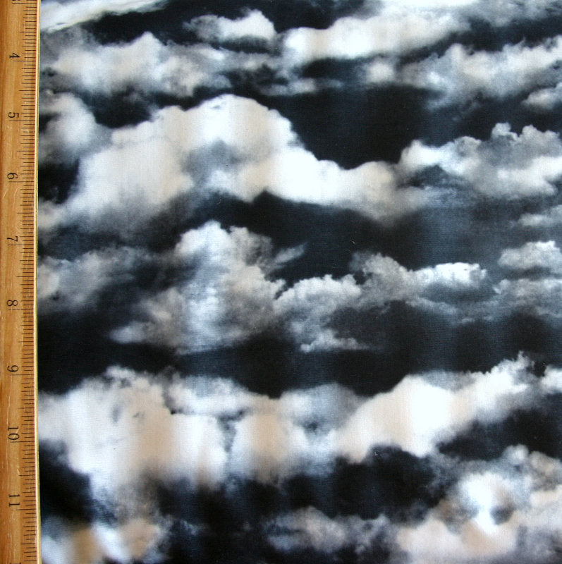 Swim Knit Nylon Spandex Stormy Day