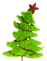 27" Furry Christmas Tree Pick