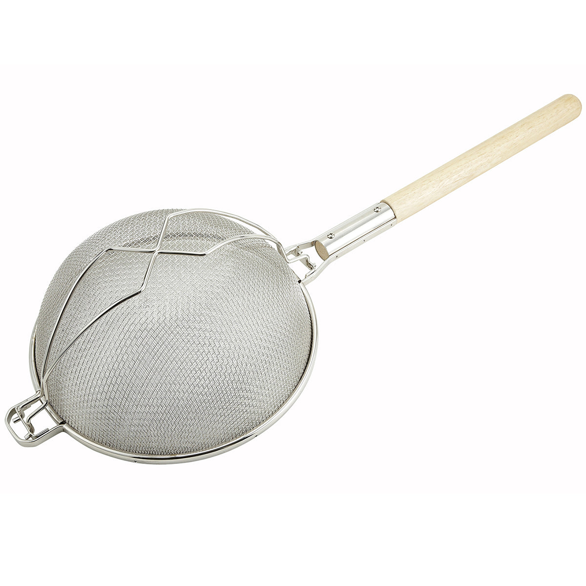 Strainer Tinned Steel Double Mesh, 14"