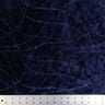Glitter Strings On Velvet Stretch Fabric - Plum And Navy, Glitter Strand Design, 54"/58" Wide