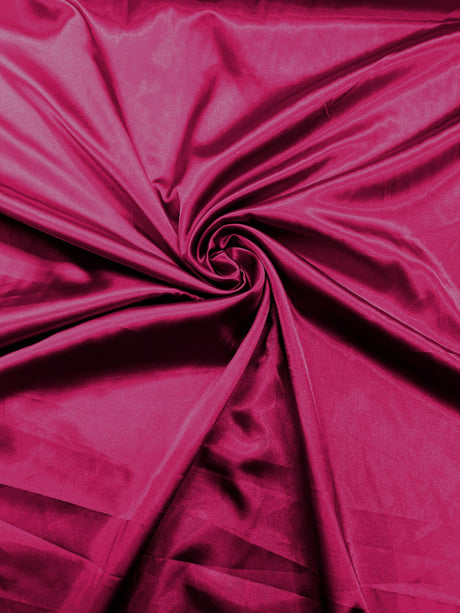 Satin Stretch Charmeuse Stretch Charmeuse Satin Fabric - 58" Width, Multiple Colors (1 Yard)