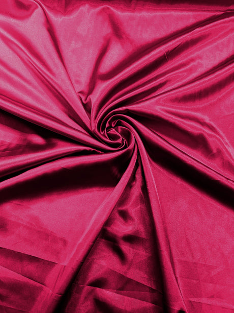Satin Stretch Charmeuse Stretch Charmeuse Satin Fabric - 58" Width, Multiple Colors (1 Yard)
