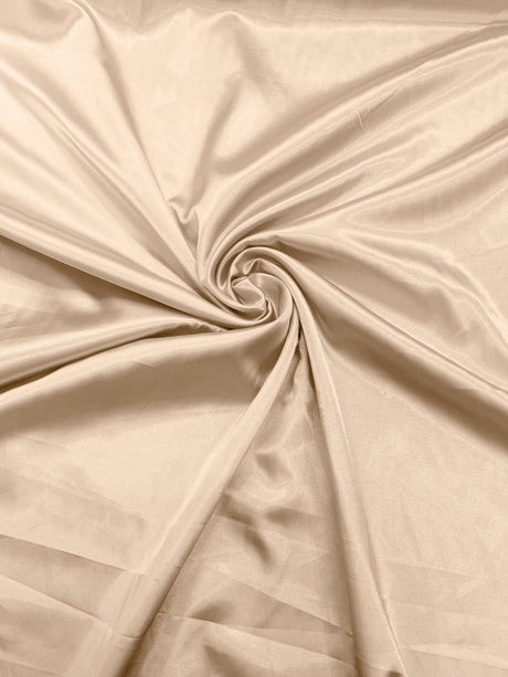 Satin Stretch Charmeuse Stretch Charmeuse Satin Fabric - 58" Width, Multiple Colors (1 Yard)