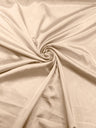 Satin Stretch Charmeuse Stretch Charmeuse Satin Fabric - 58" Width, Multiple Colors (1 Yard)