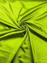 Satin Stretch Charmeuse Stretch Charmeuse Satin Fabric - 58" Width, Multiple Colors (1 Yard)
