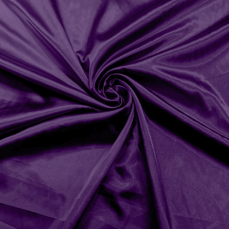 Satin Stretch Charmeuse Stretch Charmeuse Satin Fabric - 58" Width, Multiple Colors (1 Yard)