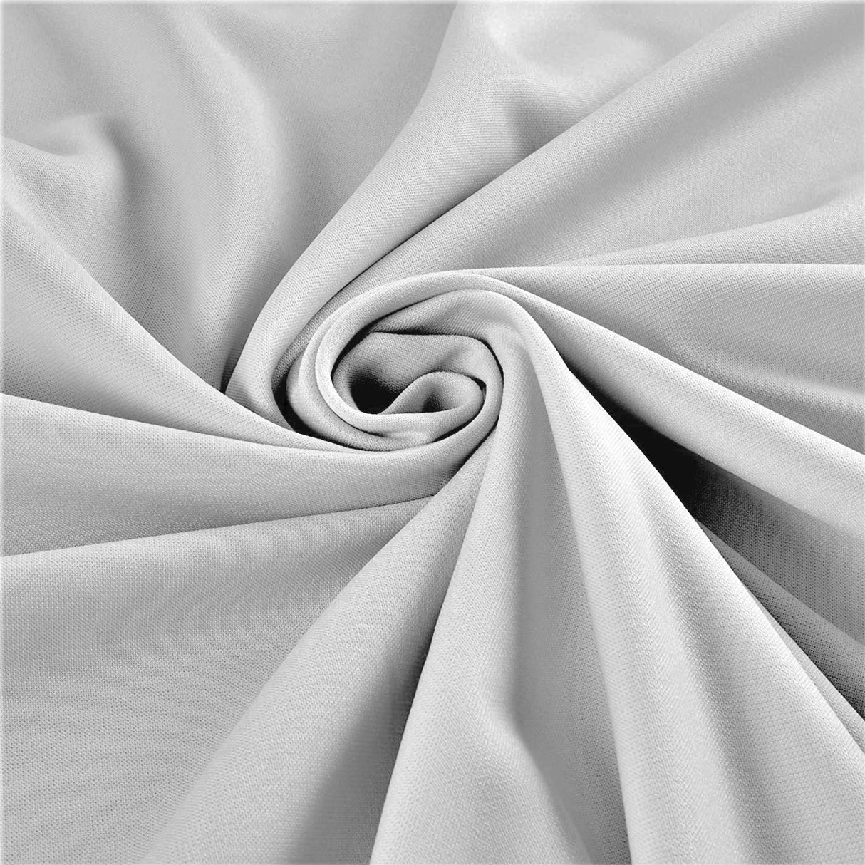 Stretch Crepe Scuba Knit Polyester Spandex Fabric - Solid, 58/60" Width (1 Yard)
