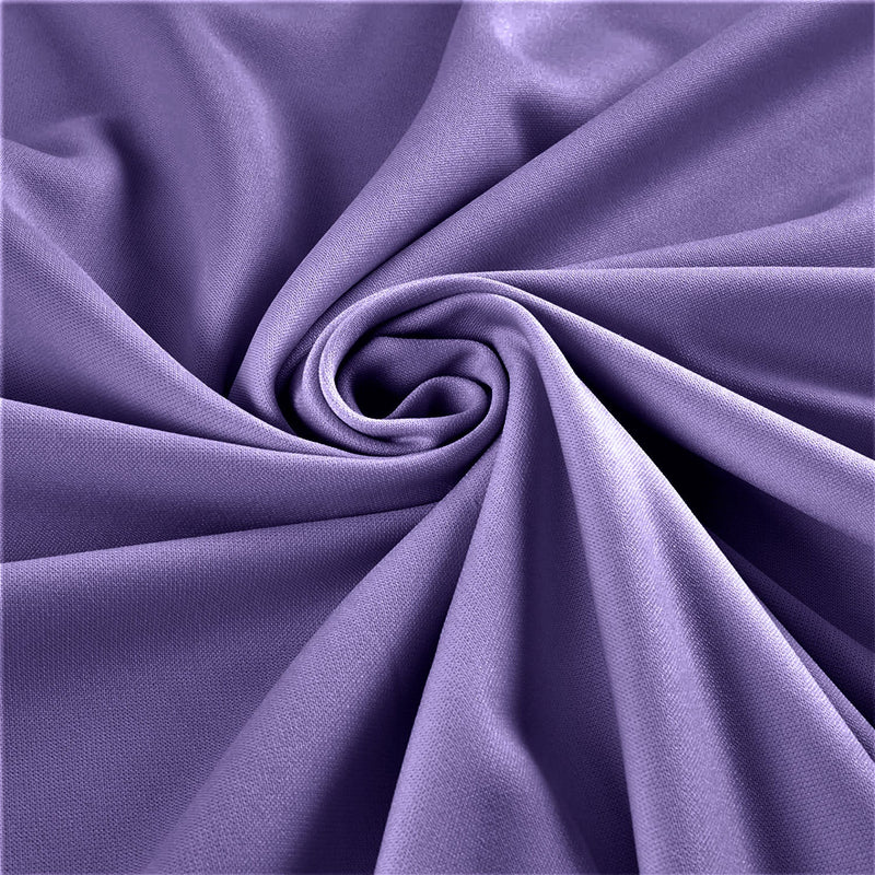 Stretch Crepe Scuba Knit Polyester Spandex Fabric - Solid, 58/60" Width (1 Yard)