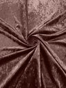 Stretch Crushed Velvet Polyester Spandex Fabric - Solid, 58/62" Width (1 Yard)