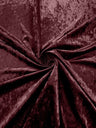 Stretch Crushed Velvet Polyester Spandex Fabric - Solid, 58/62" Width (1 Yard)