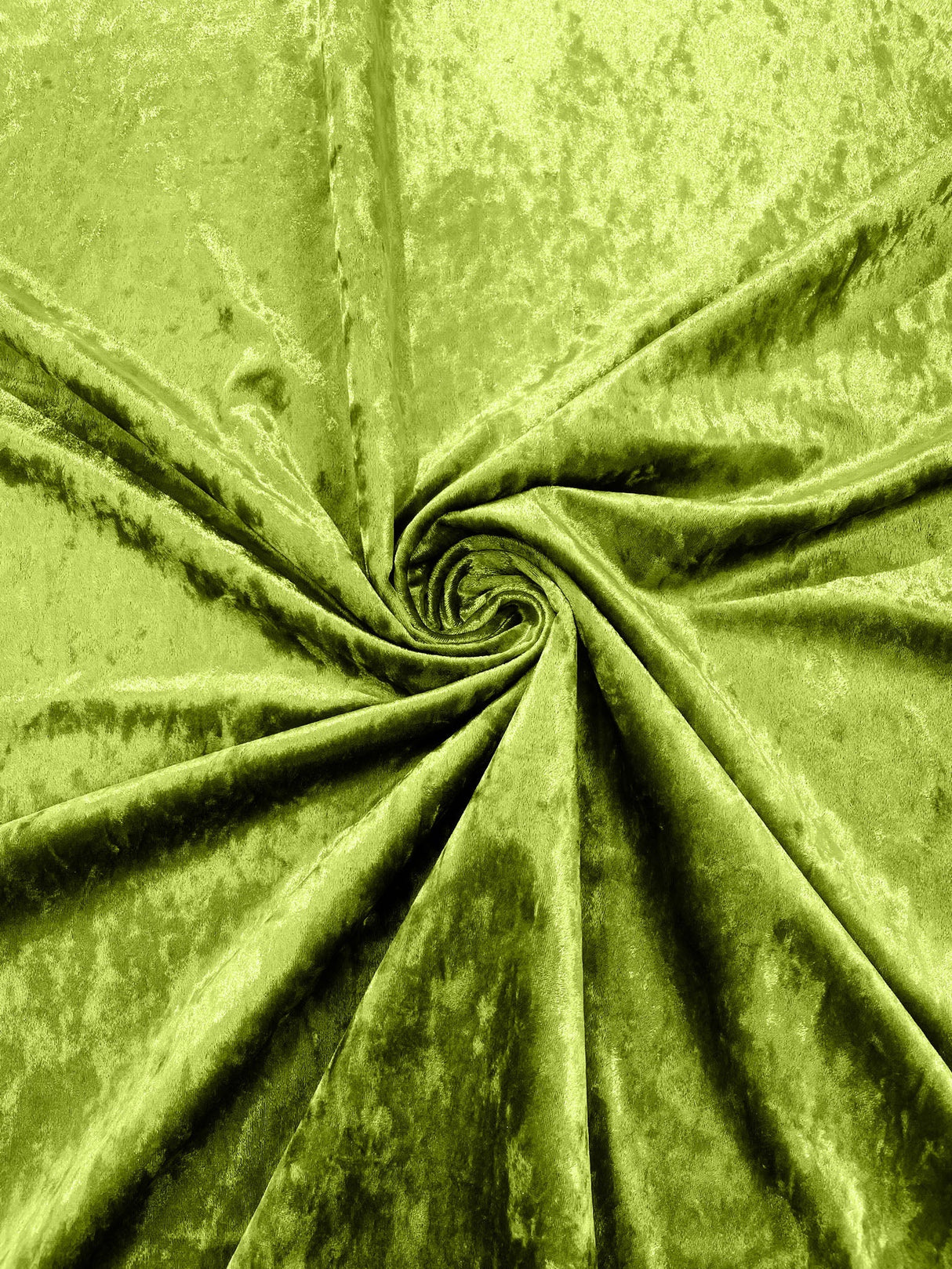 Stretch Crushed Velvet Polyester Spandex Fabric - Solid, 58/62" Width (1 Yard)