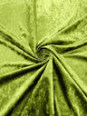 Stretch Crushed Velvet Polyester Spandex Fabric - Solid, 58/62" Width (1 Yard)