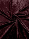 Stretch Crushed Velvet Polyester Spandex Fabric - Solid, 58/62" Width (1 Yard)