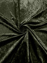 Stretch Crushed Velvet Polyester Spandex Fabric - Solid, 58/62" Width (1 Yard)