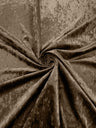 Stretch Crushed Velvet Polyester Spandex Fabric - Solid, 58/62" Width (1 Yard)
