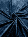 Stretch Crushed Velvet Polyester Spandex Fabric - Solid, 58/62" Width (1 Yard)