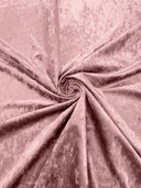 Stretch Crushed Velvet Polyester Spandex Fabric - Solid, 58/62" Width (1 Yard)