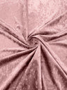 Stretch Crushed Velvet Polyester Spandex Fabric - Solid, 58/62" Width (1 Yard)