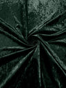 Stretch Crushed Velvet Polyester Spandex Fabric - Solid, 58/62" Width (1 Yard)
