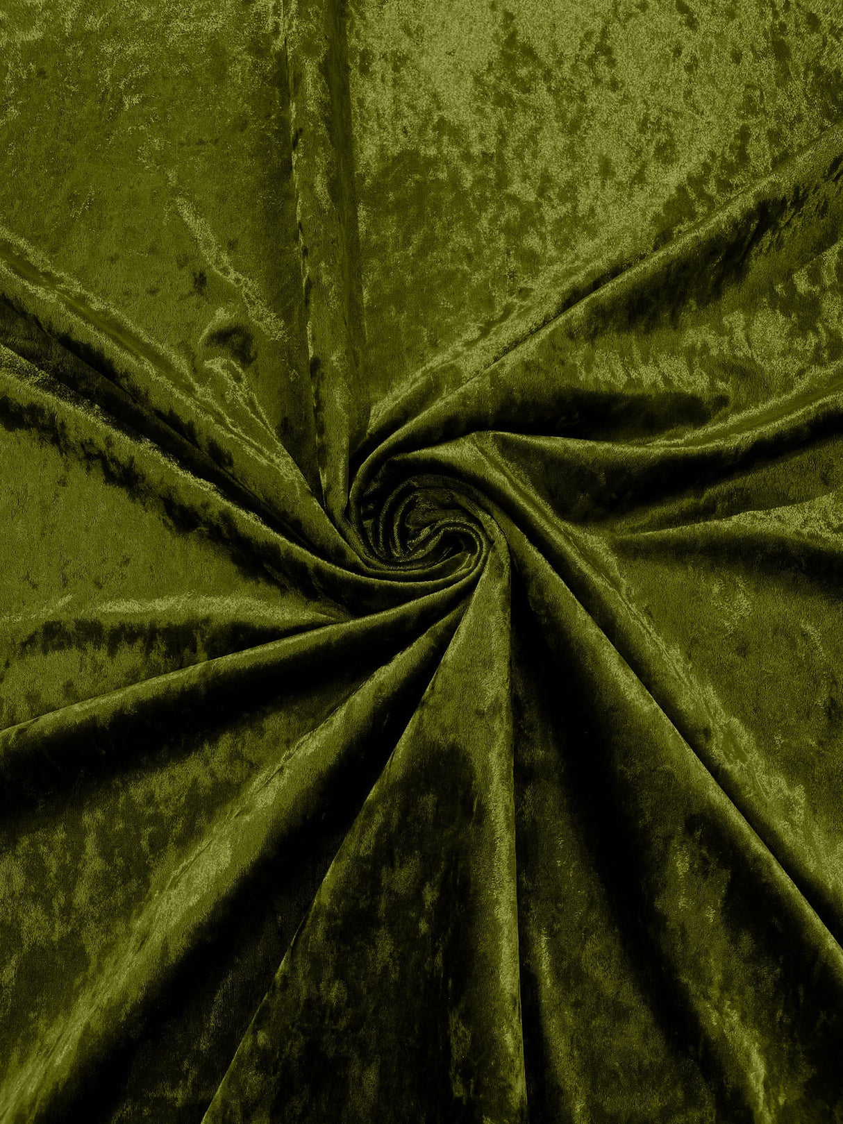 Stretch Crushed Velvet Polyester Spandex Fabric - Solid, 58/62" Width (1 Yard)