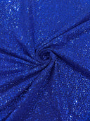 Stretch Metallic Sequin Lurex Polyester Fabric - Sequin Tinsel, 58" Width, 8 Colors (1 Yard)