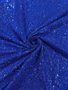 Stretch Metallic Sequin Lurex Polyester Fabric - Sequin Tinsel, 58" Width, 8 Colors (1 Yard)